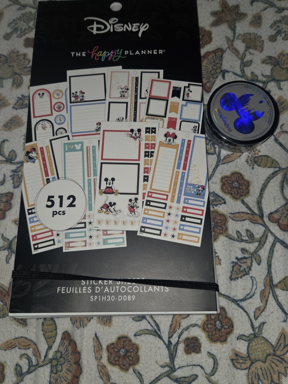 Disney The Happy Planner 512pc Sticker Sheet - Mickey Mouse